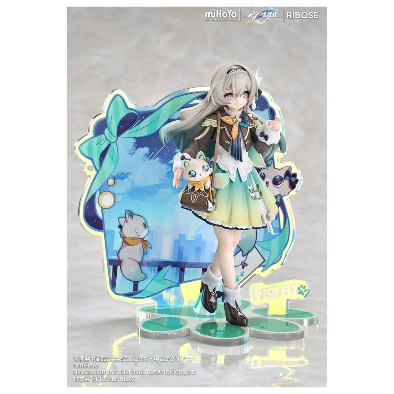 Honkai: Star Rail Rise Up+ Chibi Cat Series Mini Figure Firefly Ver. 18 cm product photo