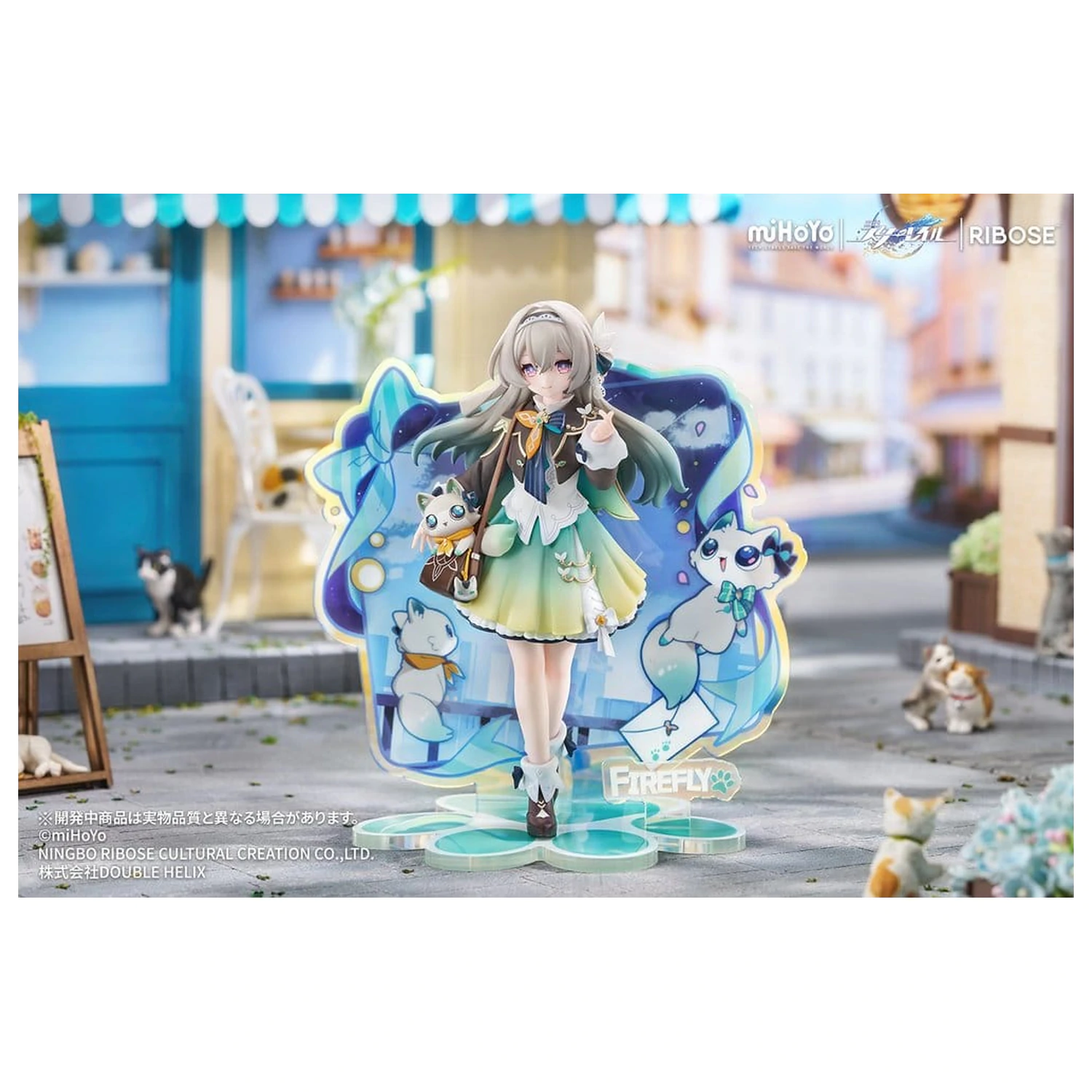 Honkai: Star Rail Rise Up+ Chibi Cat Series Mini Figure Firefly Ver. 18 cm product photo