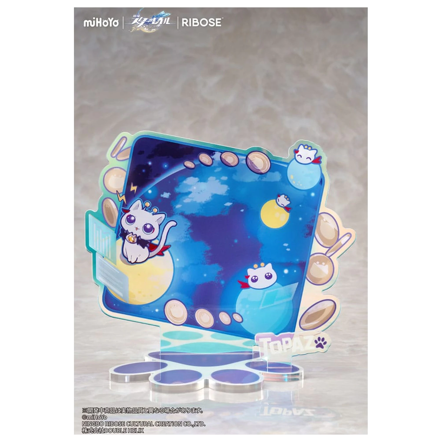 Honkai: Star Rail Rise Up Chibineko Series PVC Statue Topaz & Numby Ver. 18 cm   product photo