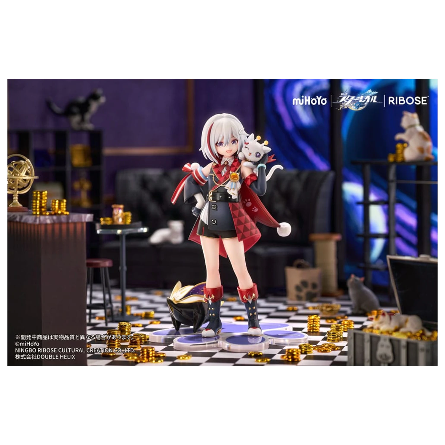 Honkai: Star Rail Rise Up Chibineko Series PVC Statue Topaz & Numby Ver. 18 cm   product photo