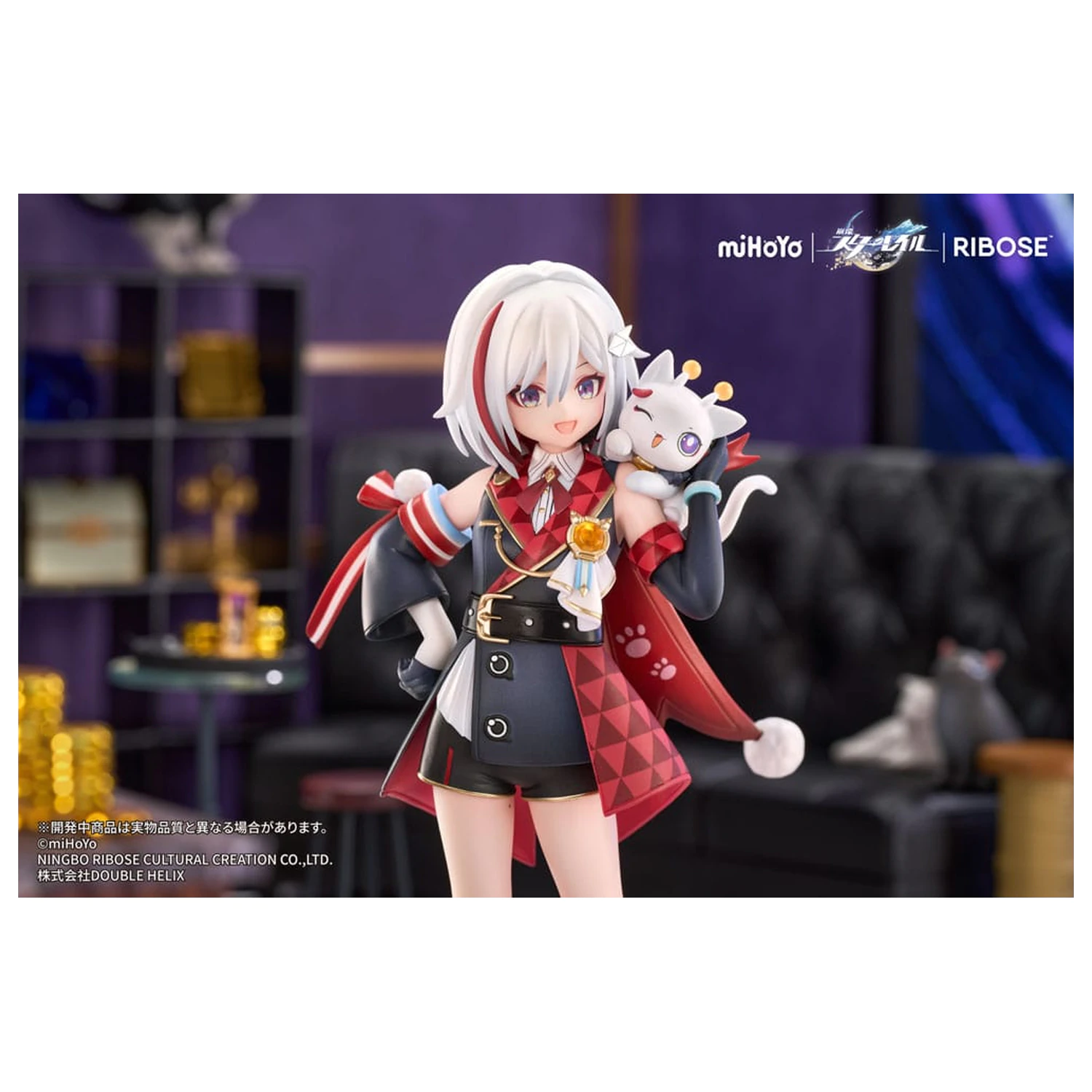 Honkai: Star Rail Rise Up Chibineko Series PVC Statue Topaz & Numby Ver. 18 cm   product photo
