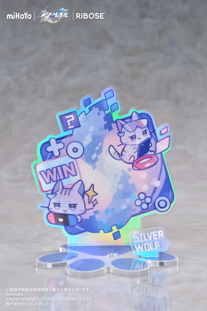 Honkai: Star Rail Rise Up Little Cat Series PVC Statue Silver Wolf Ver. 19 cm product photo