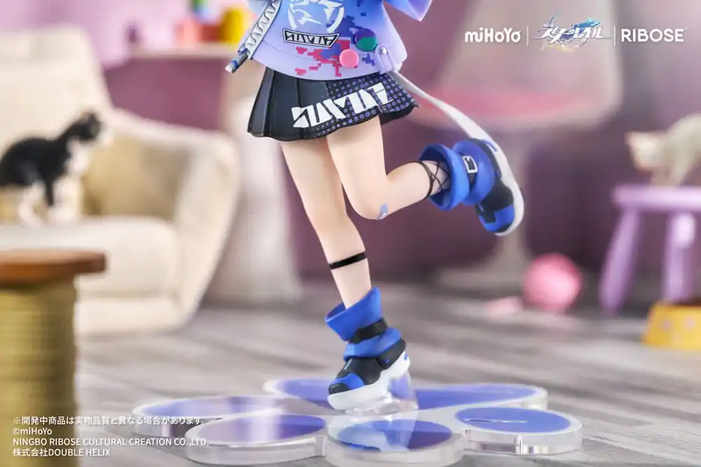 Honkai: Star Rail Rise Up Little Cat Series PVC Statue Silver Wolf Ver. 19 cm product photo