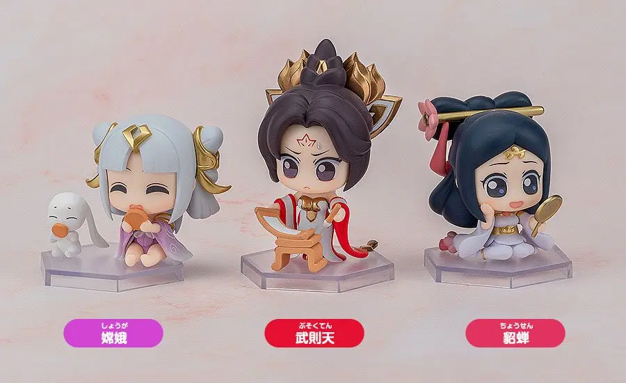 Honor of Kings Qset Action Figures Chang'e, Wu Zetian &amp; Diaochan 6 cm product photo