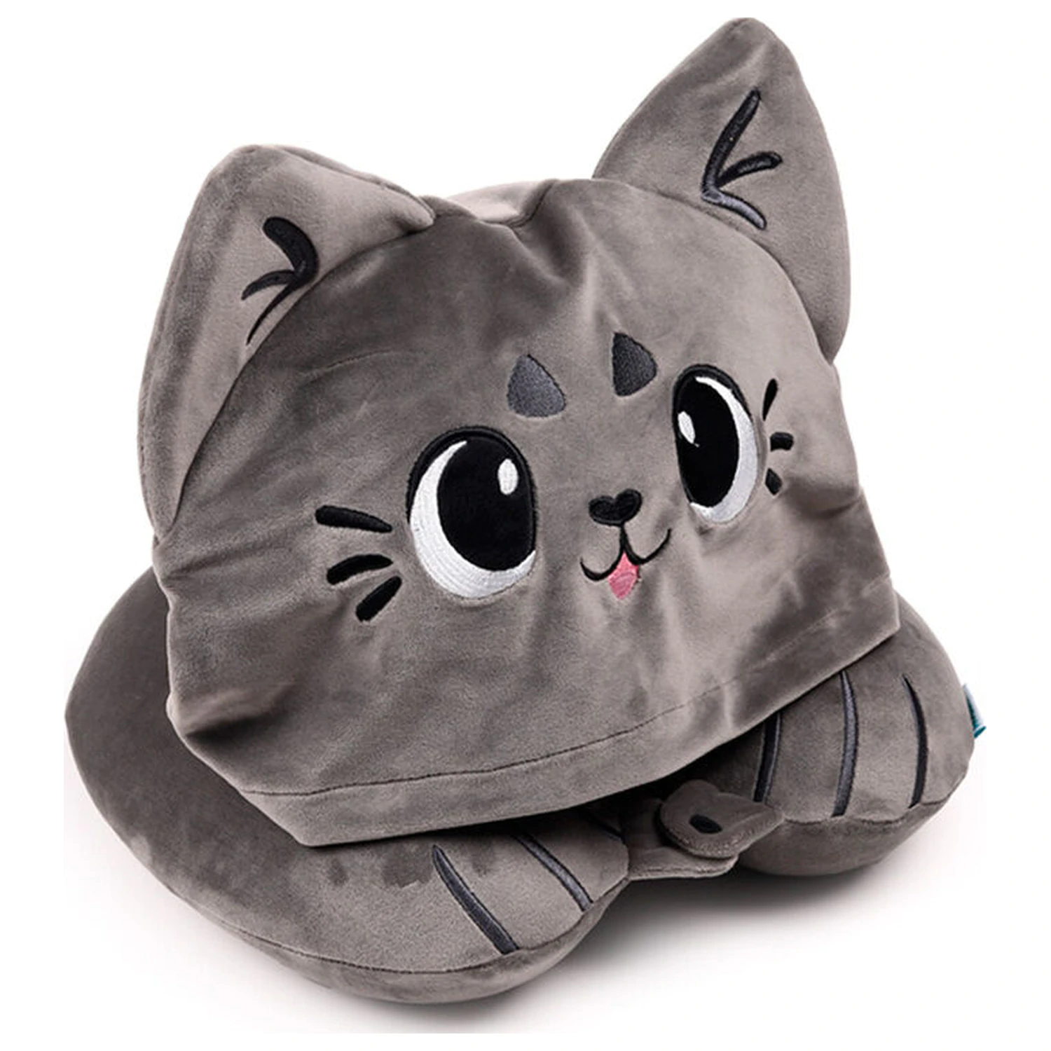 Hoodeazzz Cats Beans & Co hooded travel pillow product photo