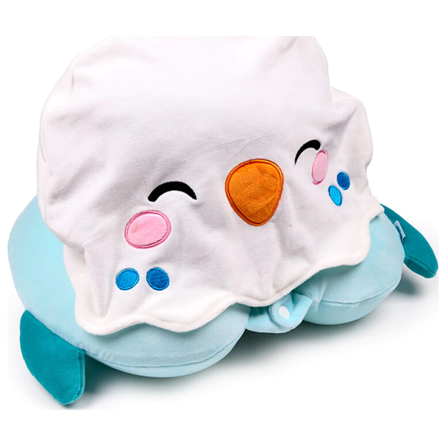 Hoodeazzz Kiki The Parakeet hooded travel pillow product photo