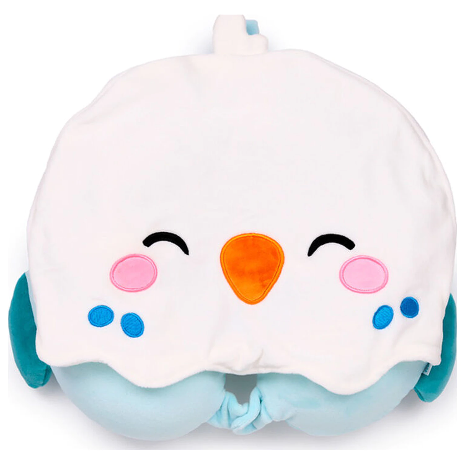 Hoodeazzz Kiki The Parakeet hooded travel pillow product photo