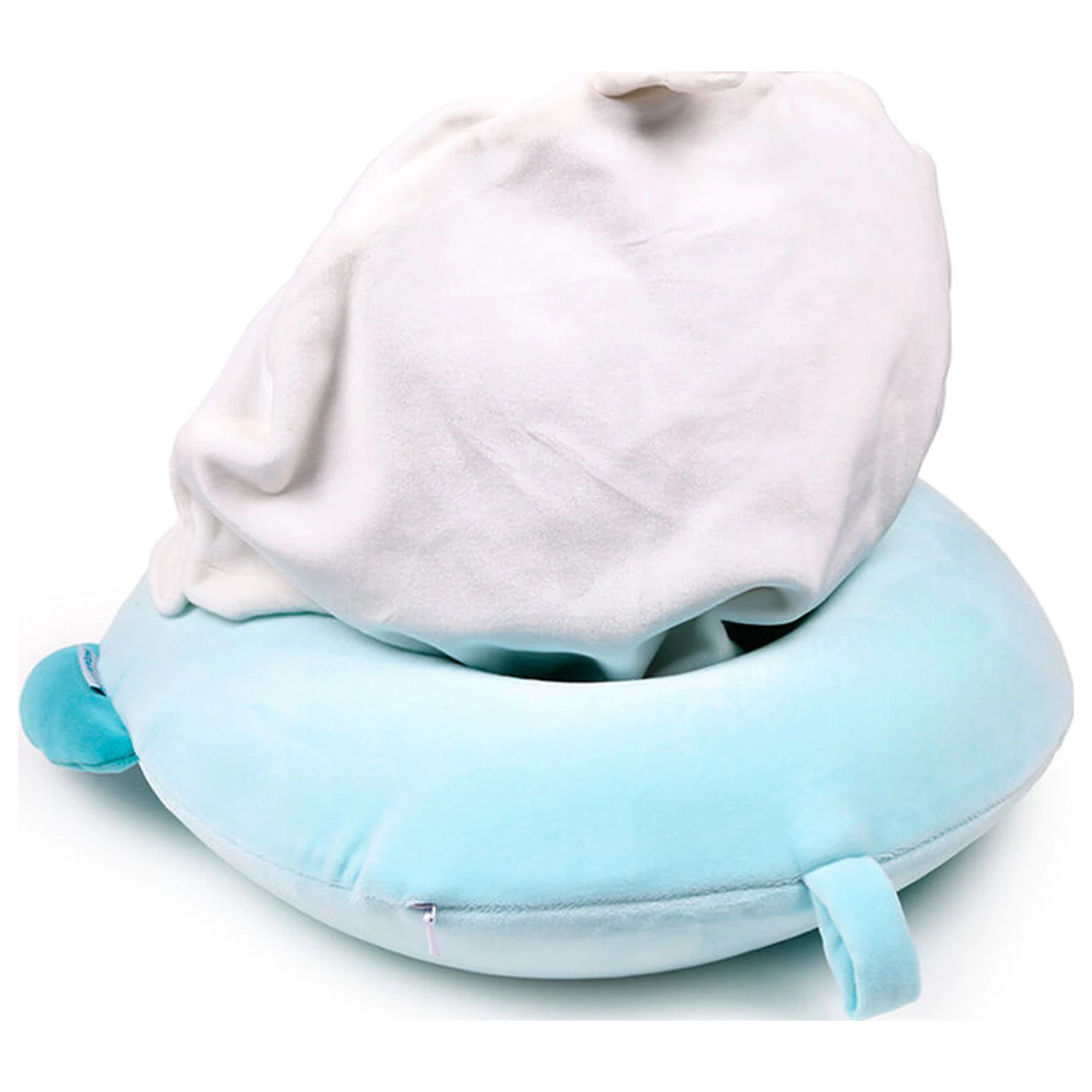 Hoodeazzz Kiki The Parakeet hooded travel pillow product photo