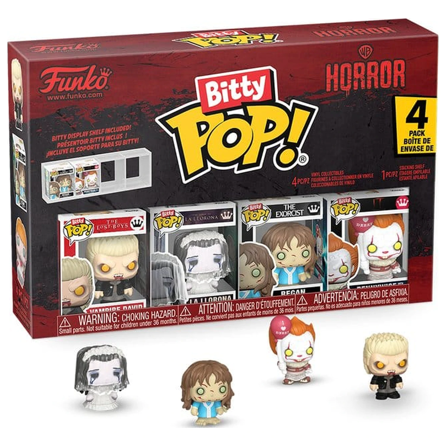 Horror Bitty Funko POP! Vinyl Figure 4-Pack David 2,5 cm product photo