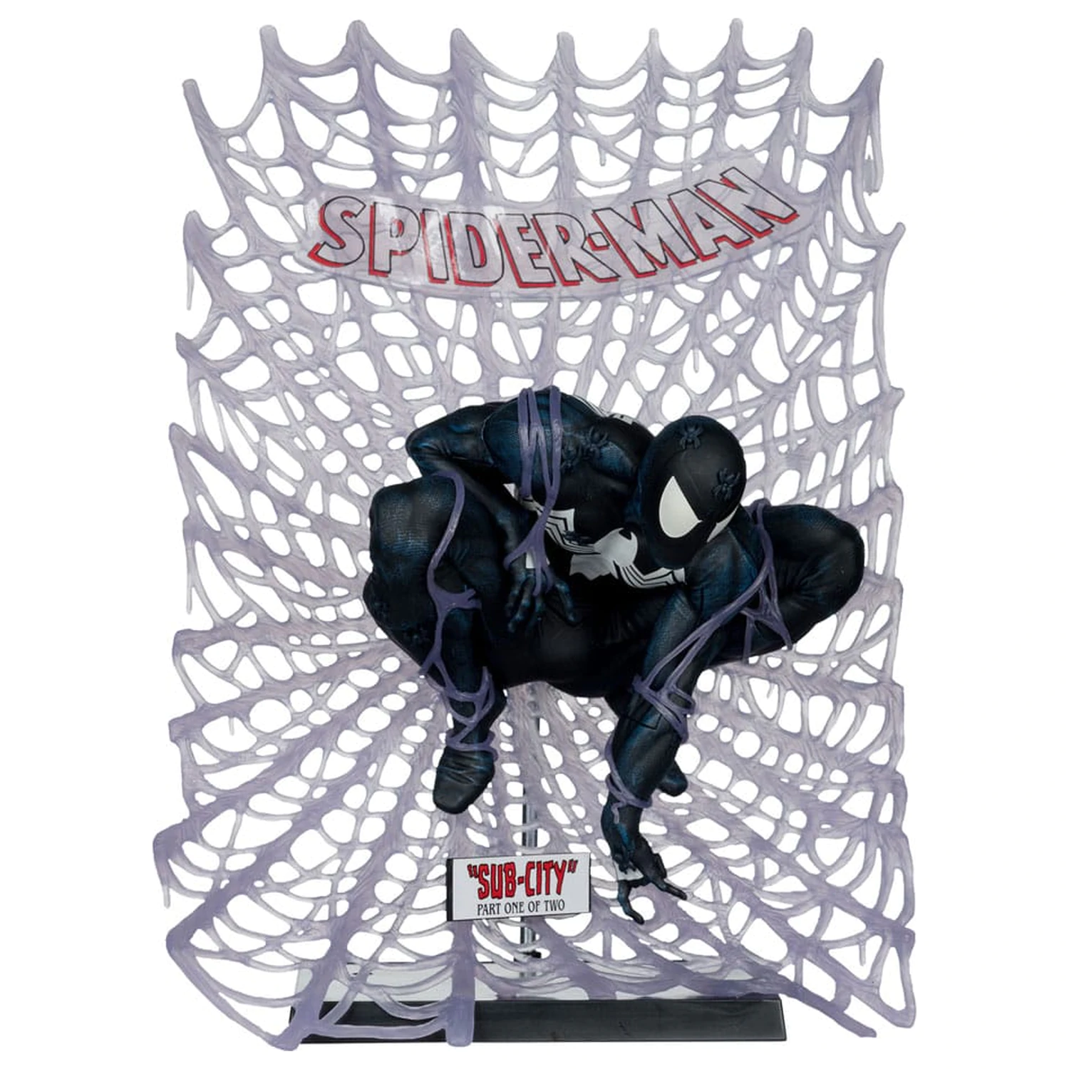 Marvel Collection PVC Statue 1/6 Spider-Man (Spider-Man #1)(Black Suit)(Chase) 28 cm product photo