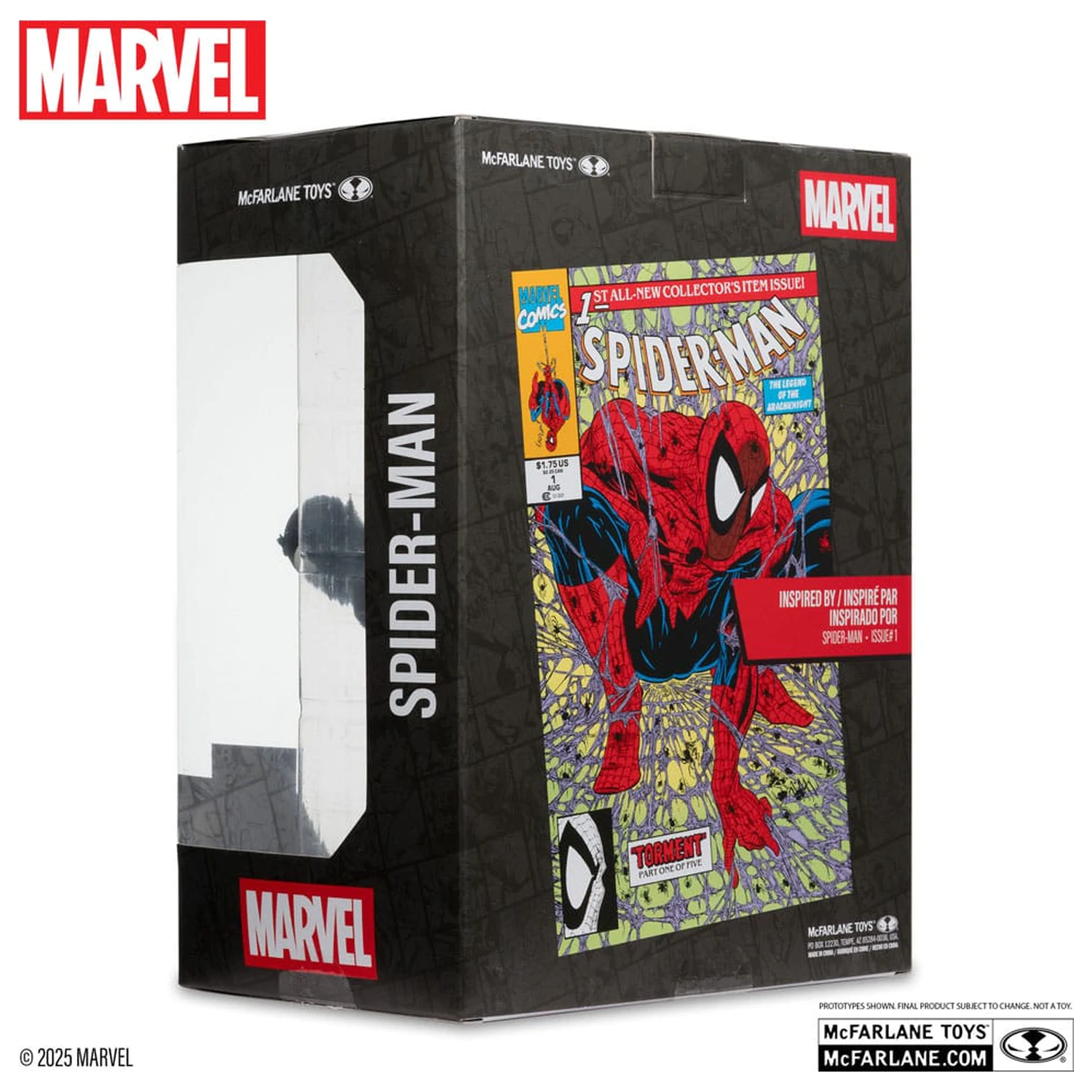 Marvel Collection PVC Statue 1/6 Spider-Man (Spider-Man #1)(Black Suit)(Chase) 28 cm product photo