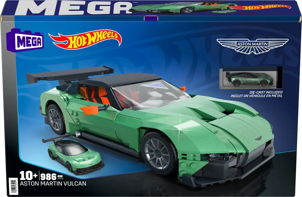 Hot Wheels Mega Construx Construction Set Aston Martin Vulcan 29 cm product photo