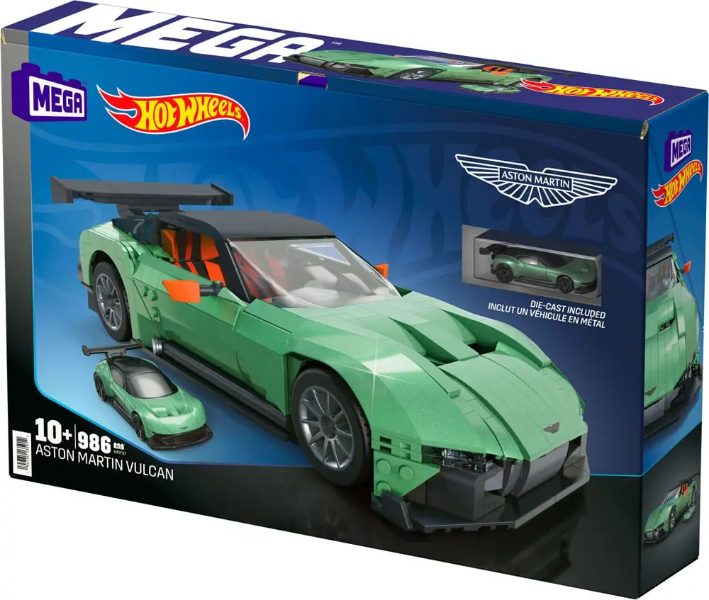 Hot Wheels Mega Construx Construction Set Aston Martin Vulcan 29 cm product photo