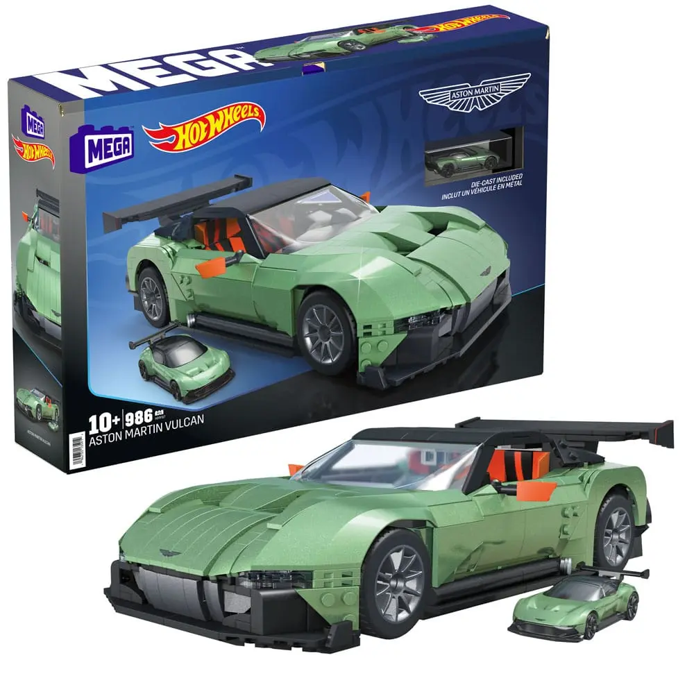 Hot Wheels Mega Construx Construction Set Aston Martin Vulcan 29 cm product photo