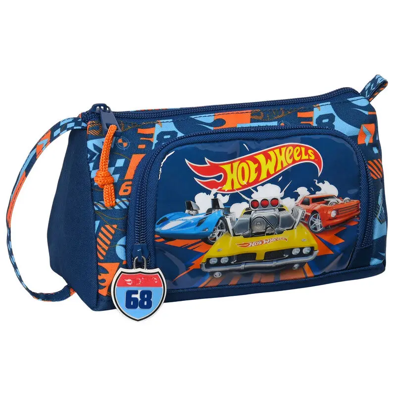 Hot Wheels Speed Club pencil case with drop-down pocket without stationery termékfotó