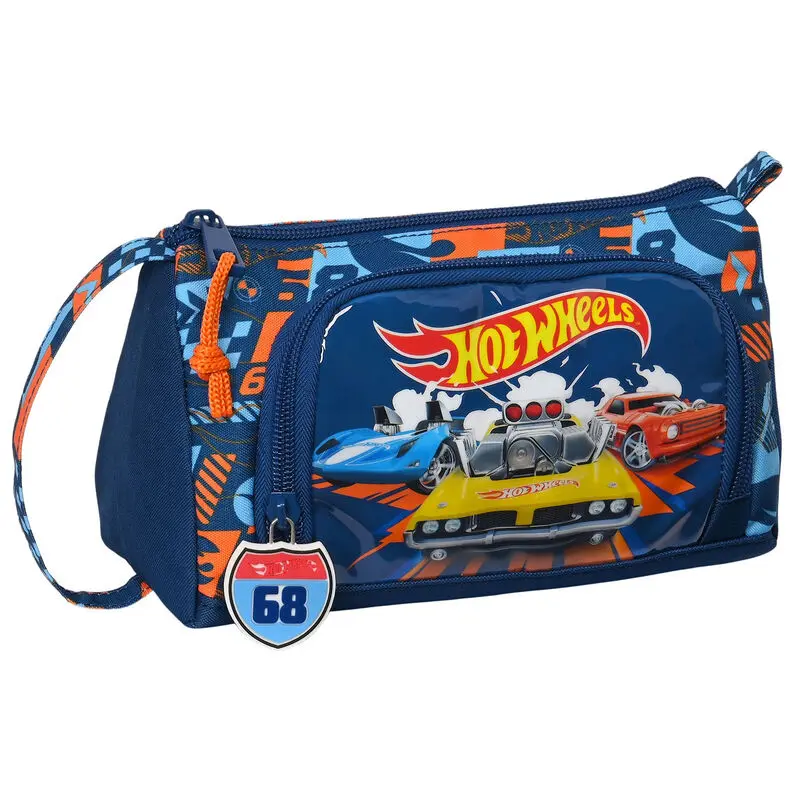 Hot Wheels Speed Club pencil case with drop-down pocket termékfotó