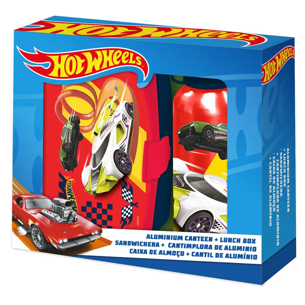 Hot Wheels Lunch box + aluminium bottle set 500ml termékfotó