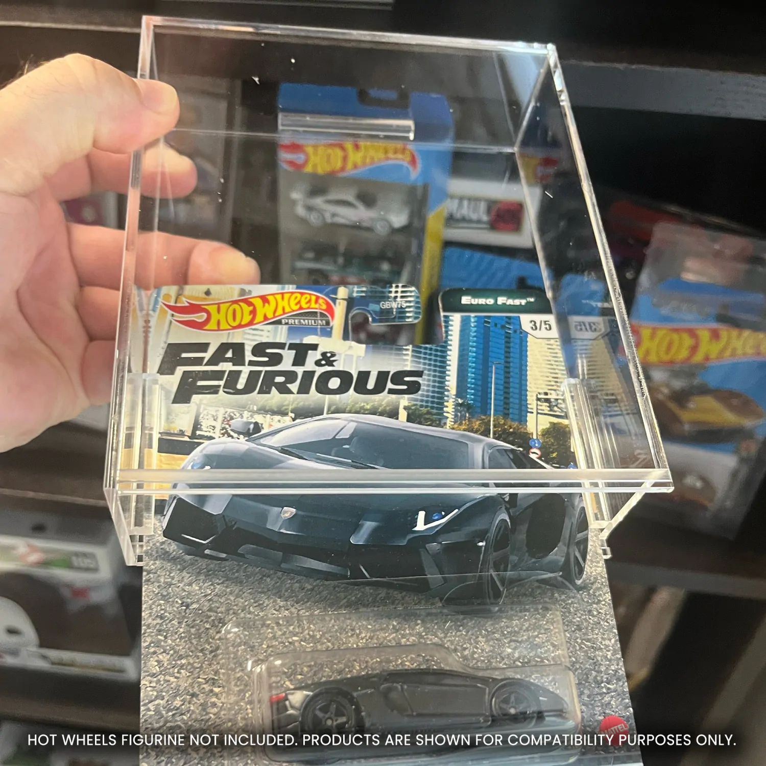 Hot Wheels Premium Acrylic Case 2-Pack product photo