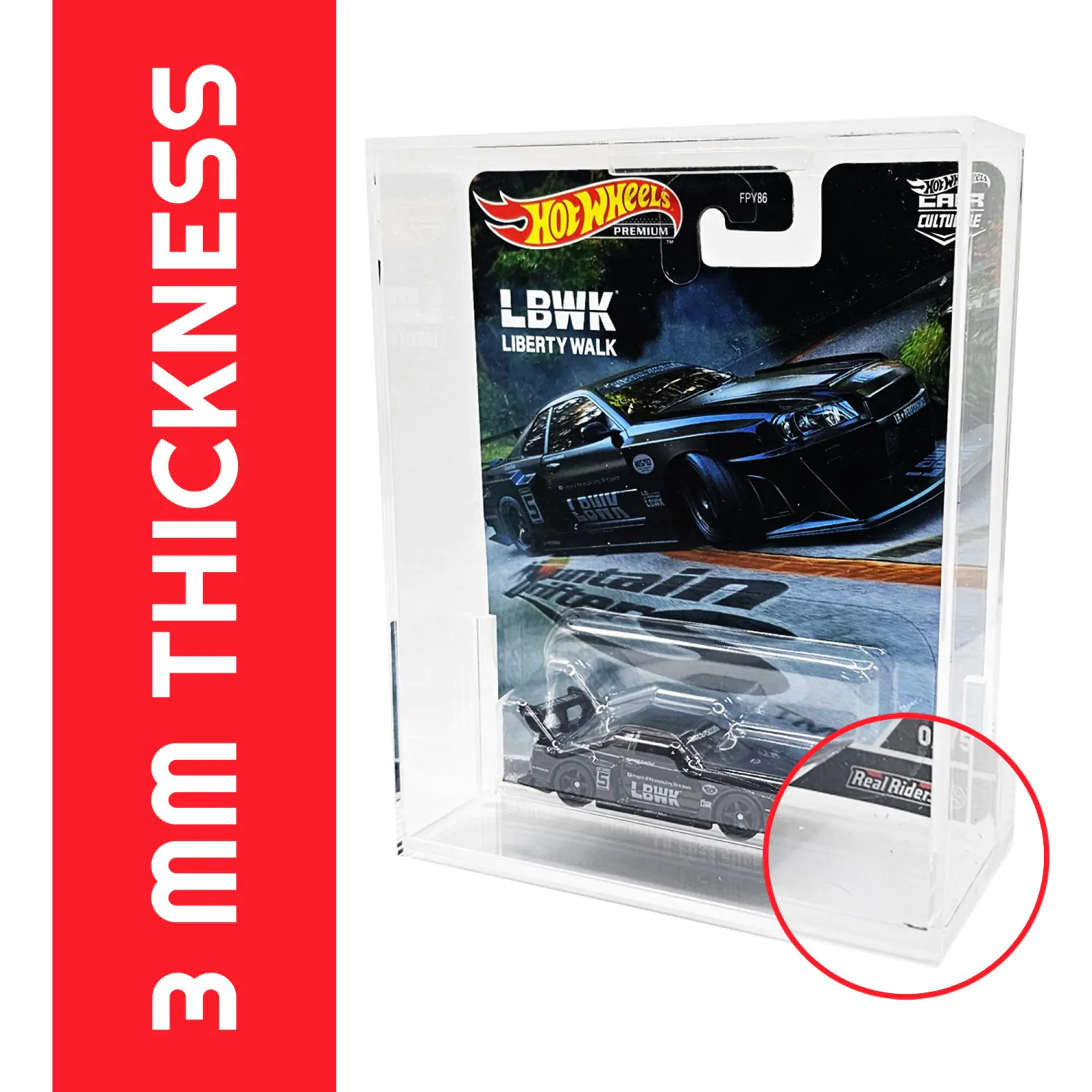 Hot Wheels Premium Acrylic Case 2-Pack product photo