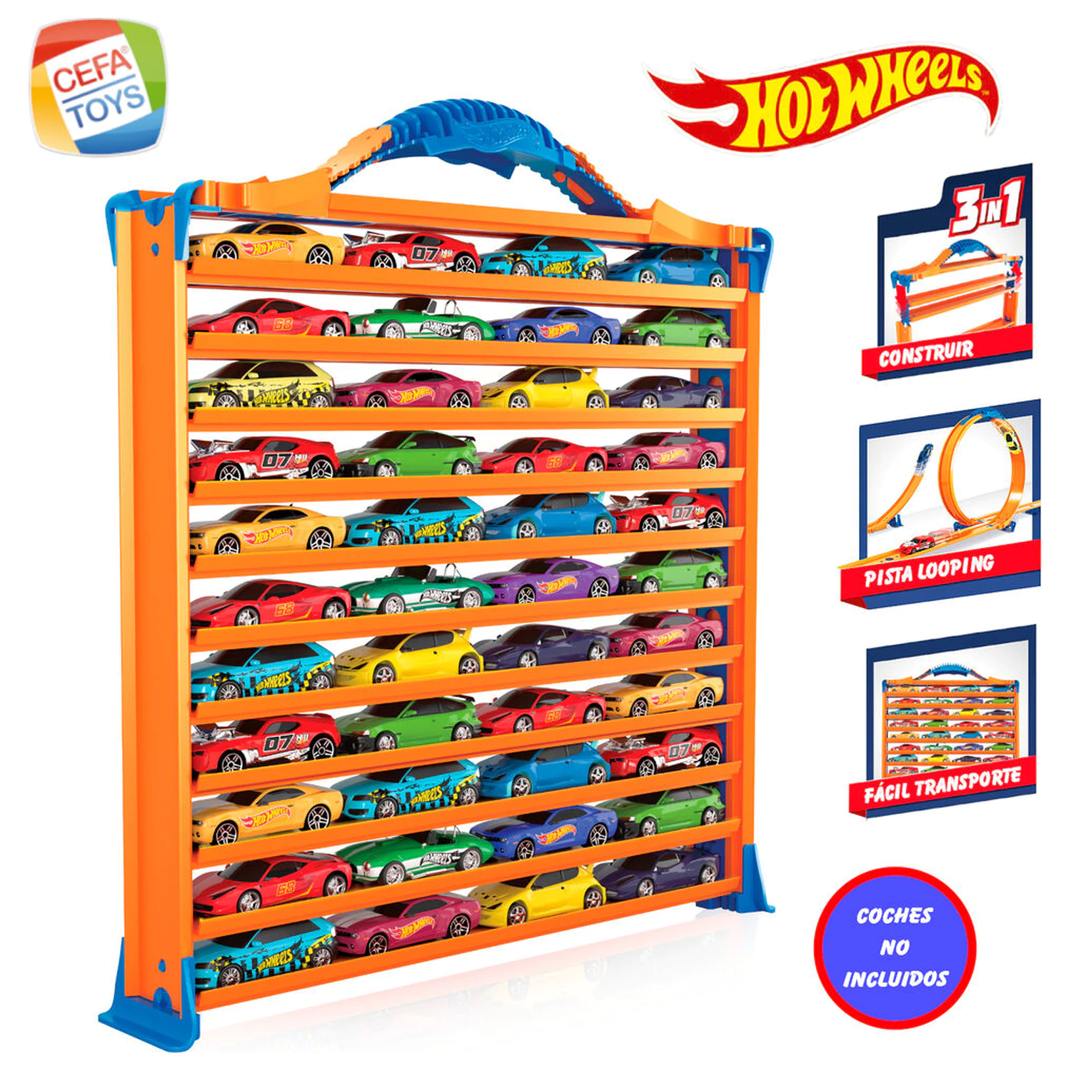 Hot Wheels 3-in-1 car carrier case product photo