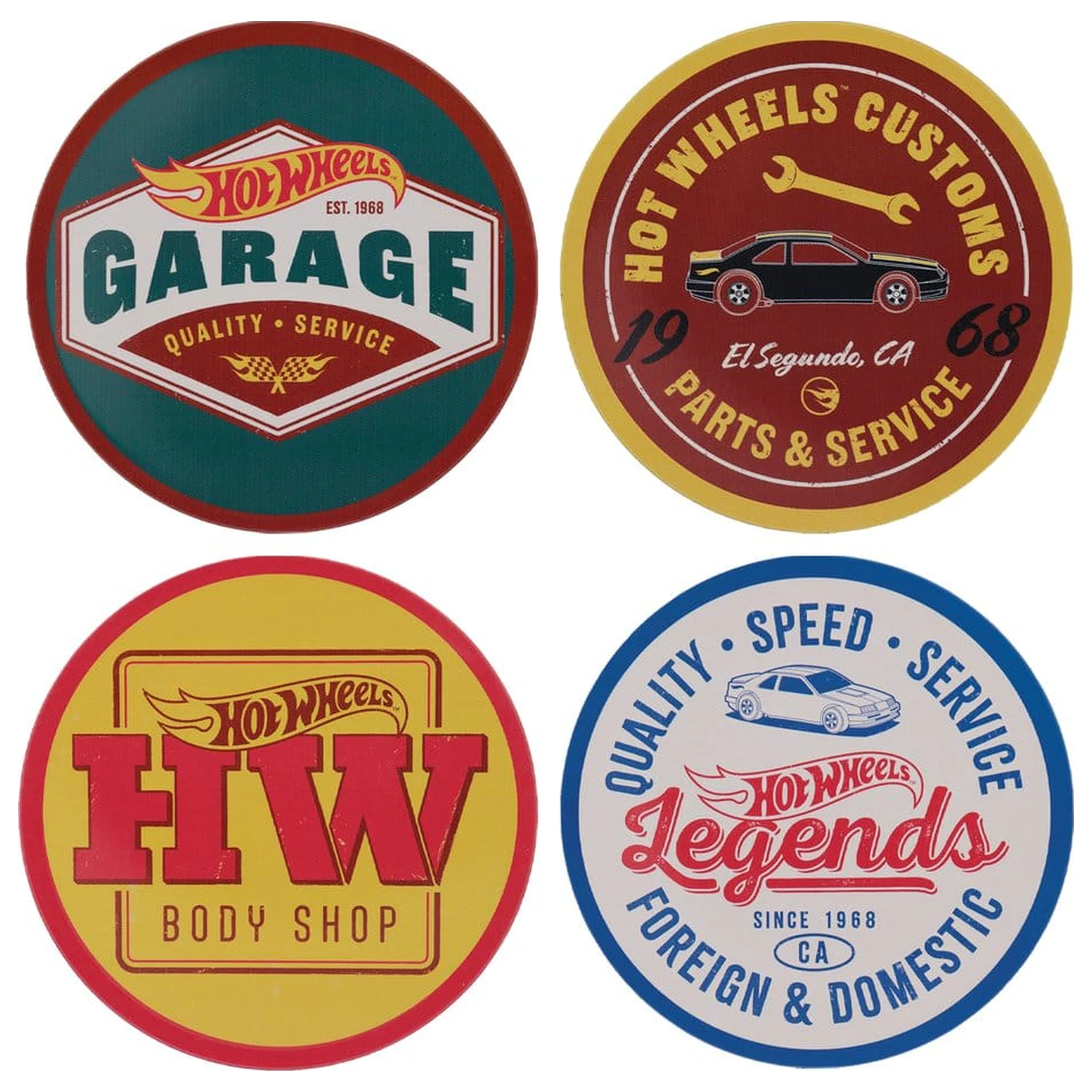 Hot Wheels Coaster 4-Pack product photo
