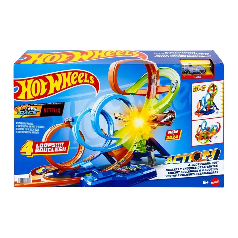 Hot Wheels Action 4-Loop Crash-Out product photo