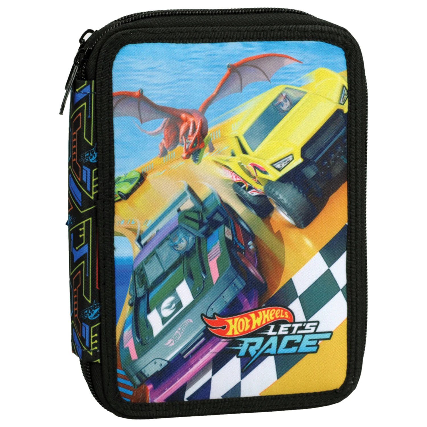 Hot Wheels Activate fully-loaded 2-story pencil case product photo