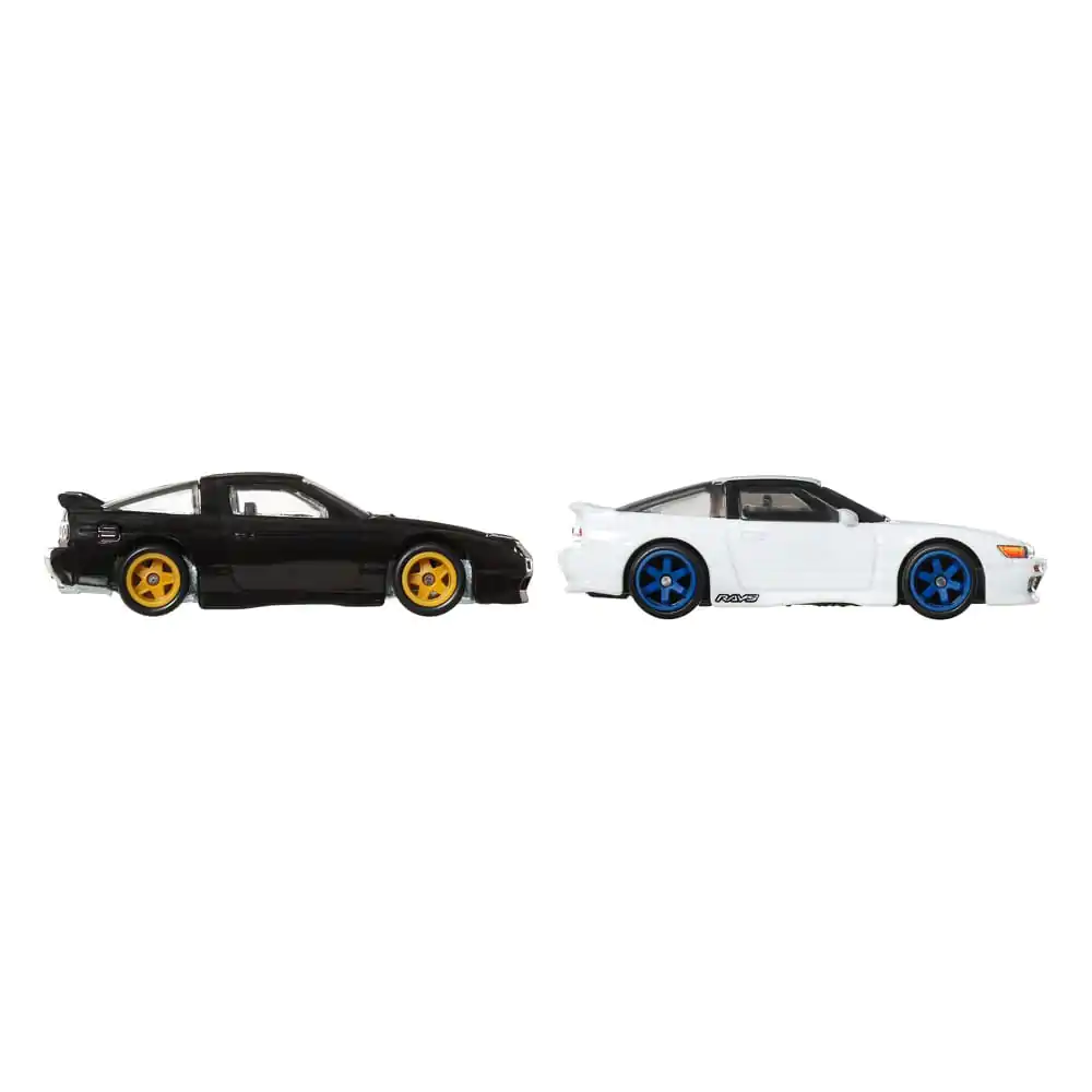 Hot Wheels Premium Car Culture Diecast Vehicle 2-Pack 1/64 &#039;96 Nissan 180SX Type X &amp; Nissan SilEighty product photo