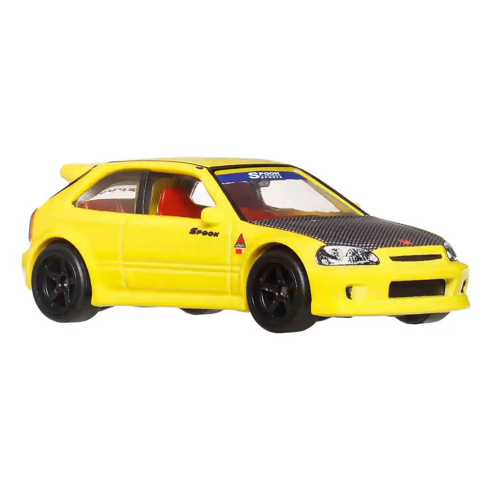 Hot Wheels Premium Car Culture Diecast Vehicle 2-Pack 1/64 &#039;99 Honda Civic Type R (EK9) &amp; Honda Civic Type R product photo
