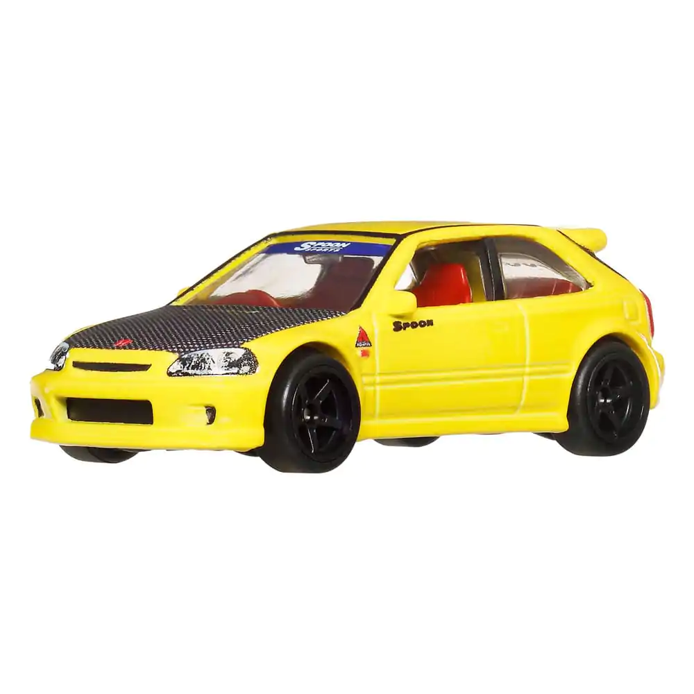Hot Wheels Premium Car Culture Diecast Vehicle 2-Pack 1/64 &#039;99 Honda Civic Type R (EK9) &amp; Honda Civic Type R product photo