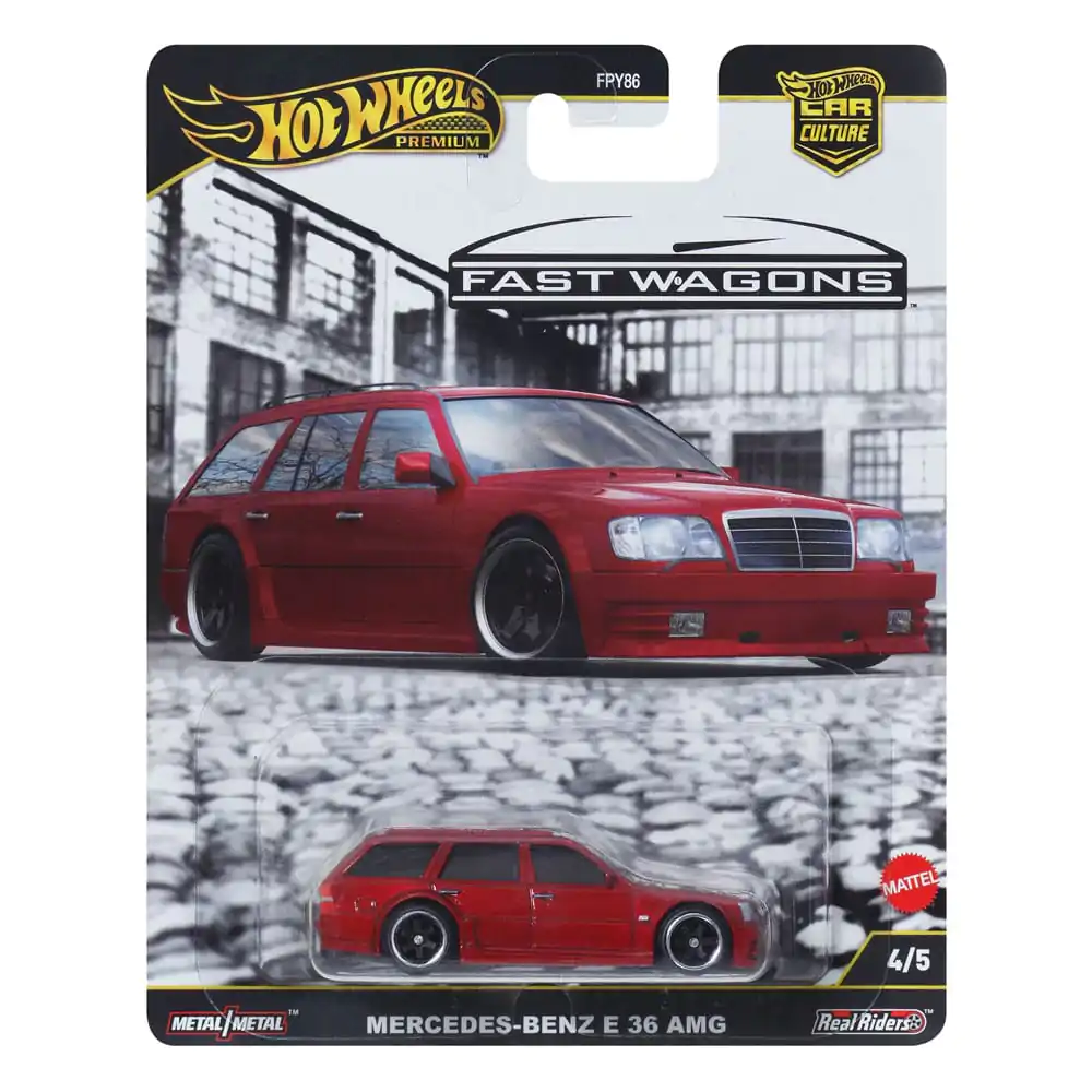 Hot Wheels Premium Car Culture Diecast Vehicle 1/64 Mercedes-Benz E 36 AMG product photo