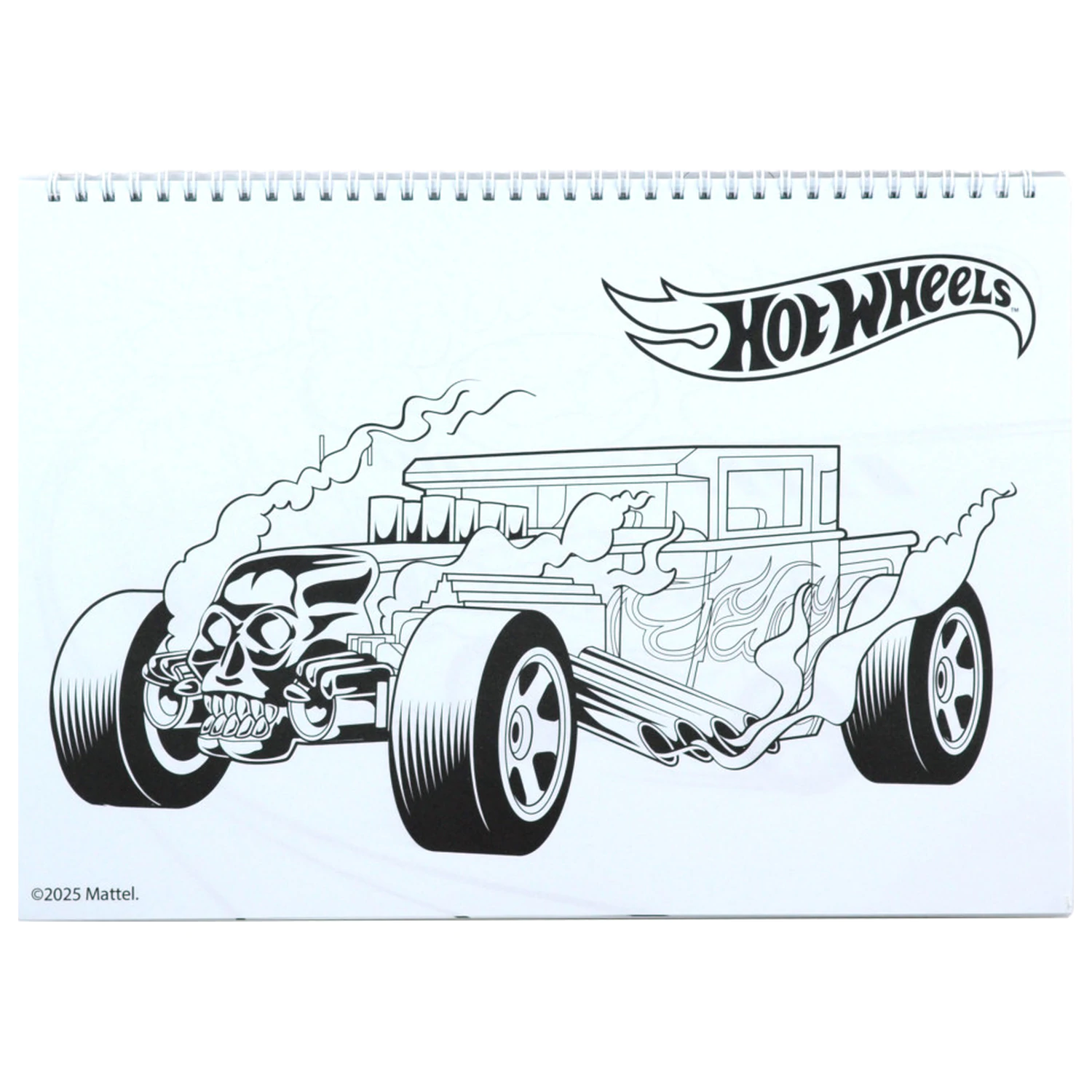 Hot Wheels Challenge A/4 Spiral Sketchbook 40 Sheets with Stickers product photo