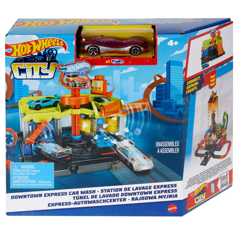 Hot Wheels City Downtown Express Car Wash product photo