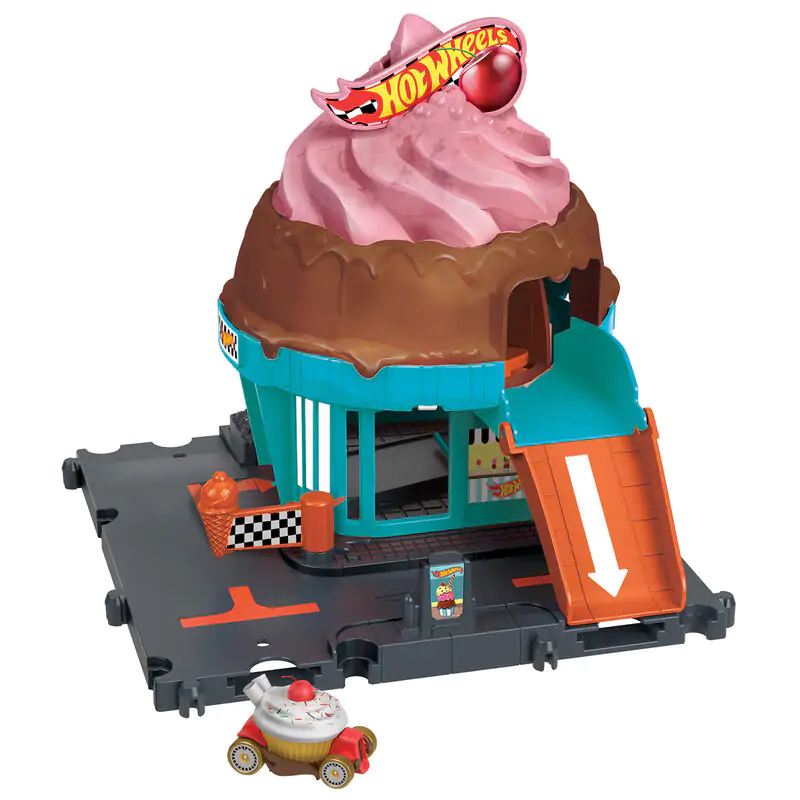 Hot Wheels City Downtown Ice Cream Swirl product photo