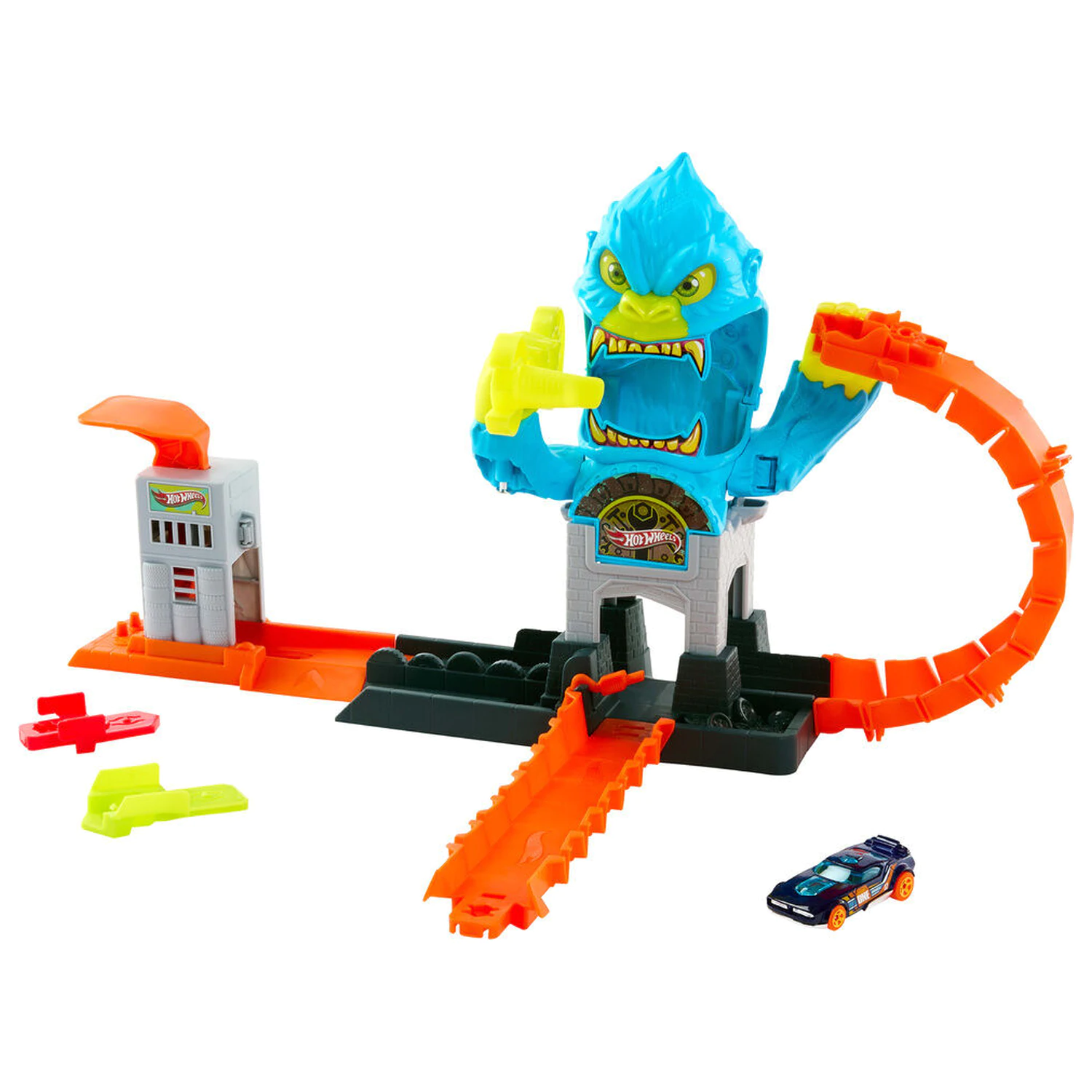 Hot Wheels City Gorilla Slam Attack playset product photo