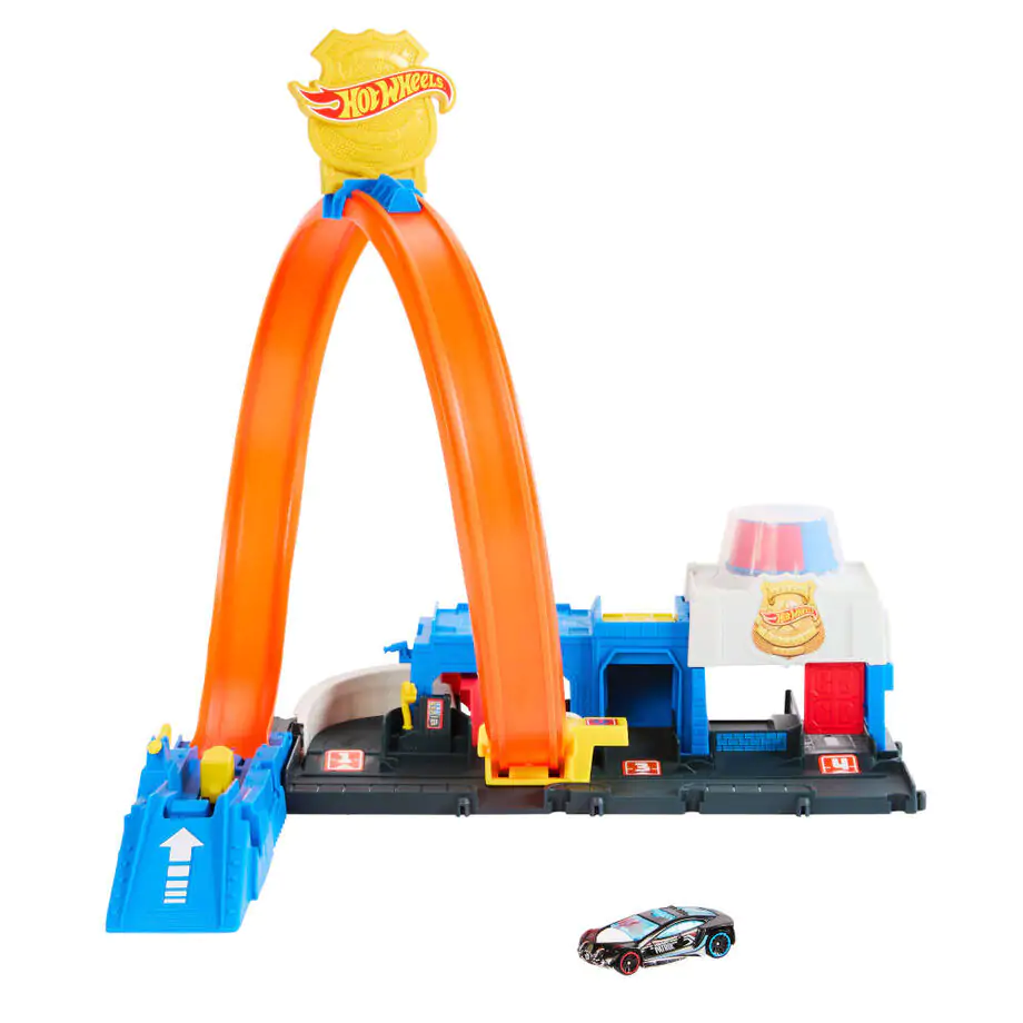 Hot Wheels City Super Police Station Playset product photo