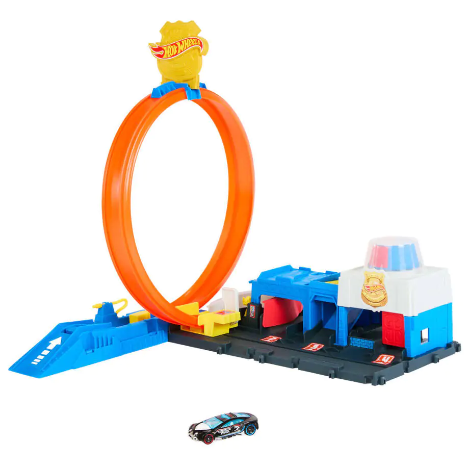 Hot Wheels City Super Police Station Playset product photo