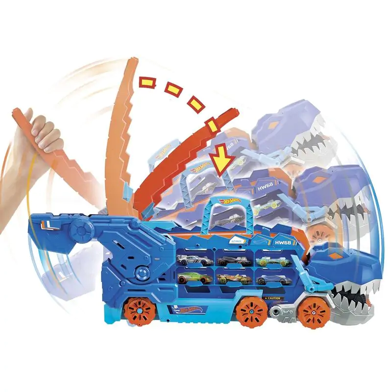 Hot Wheels City Ultimate T-Rex Transporter product photo