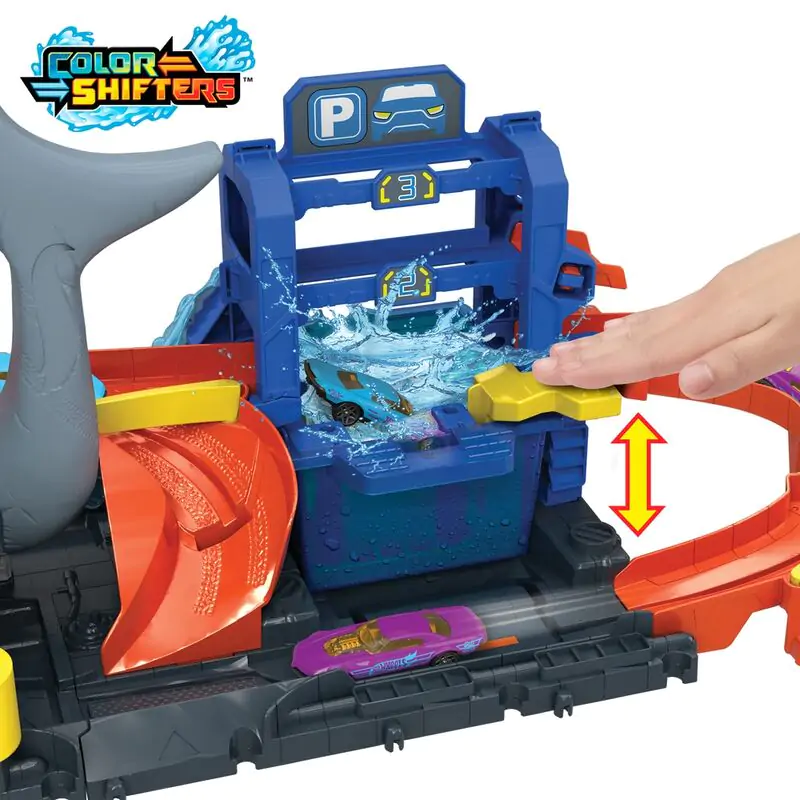 Hot Wheels City Ultra Shark Car Wash product photo