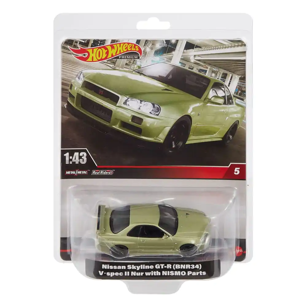 Hot Wheels Premium Diecast Vehicle 1/43 Nissan Skyline GT-R termékfotó