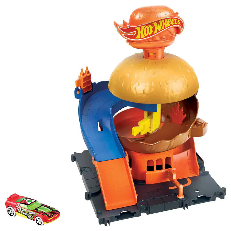 Hot Wheels Downtown Burger Drive-Thru product photo