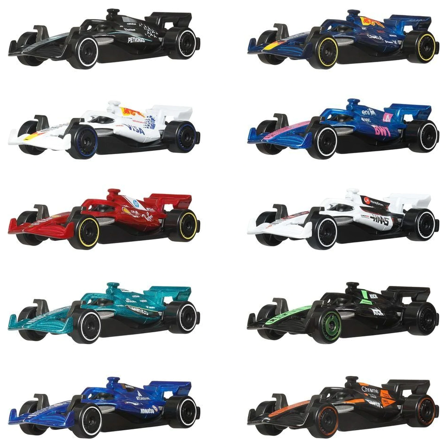 Hot Wheels F1 10 pack cars product photo