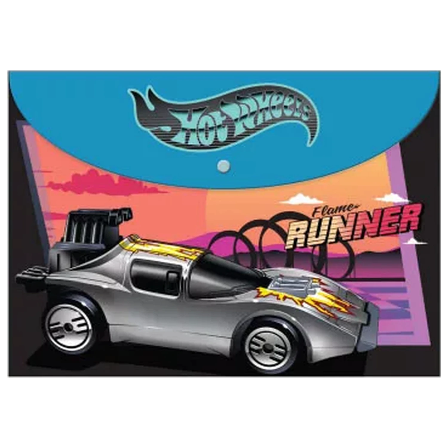 Hot Wheels Flame Runner A/4 Document Holder Bag product photo