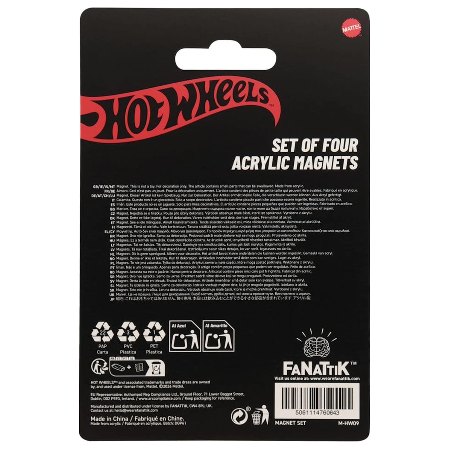 Hot Wheels Magnet Set Location product photo