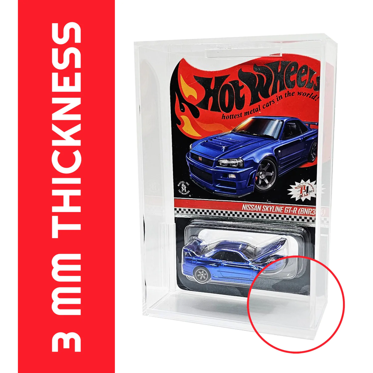 Hot Wheels Mainline Acrylic Case 2-Pack product photo