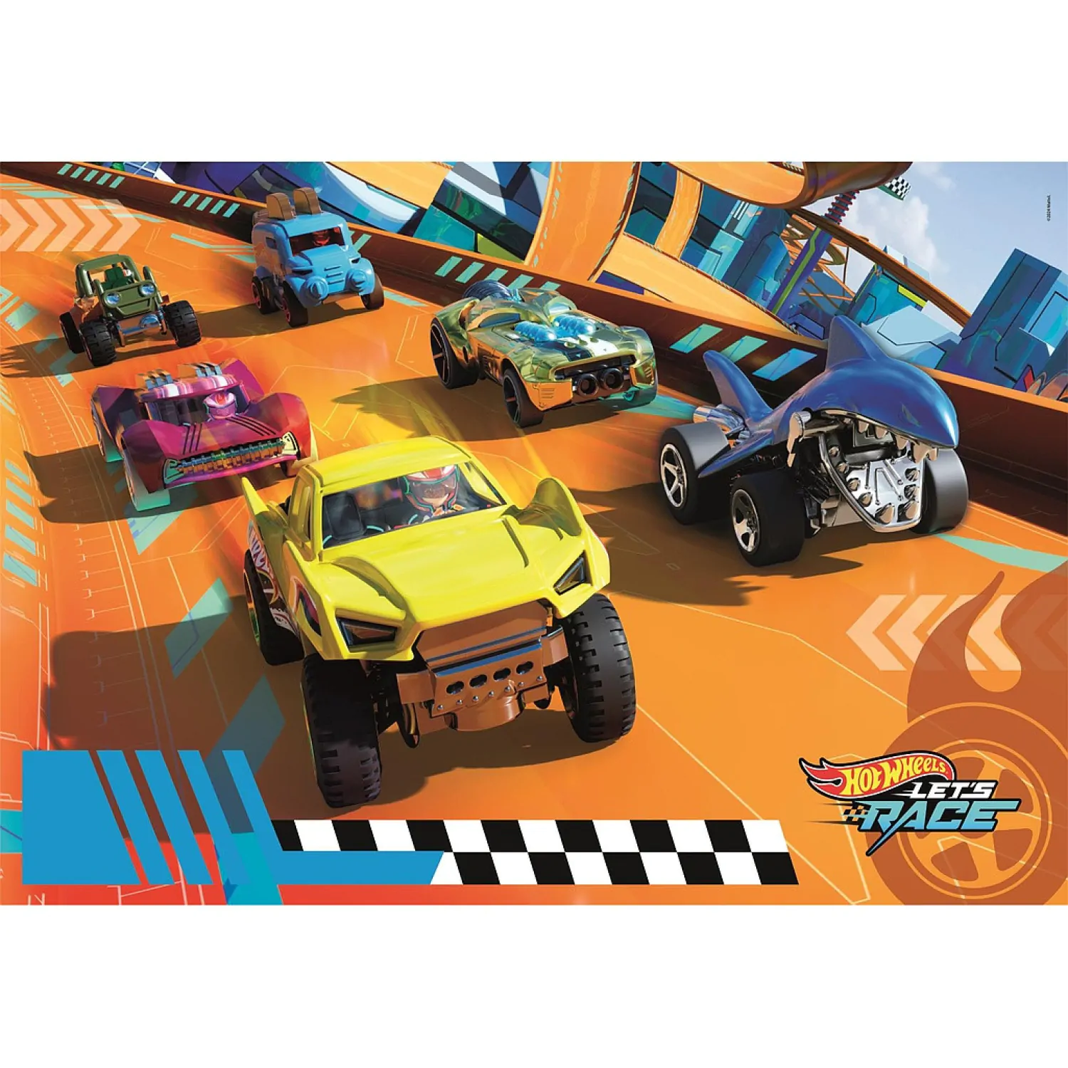 Hot Wheels maxi puzzle 104pcs product photo