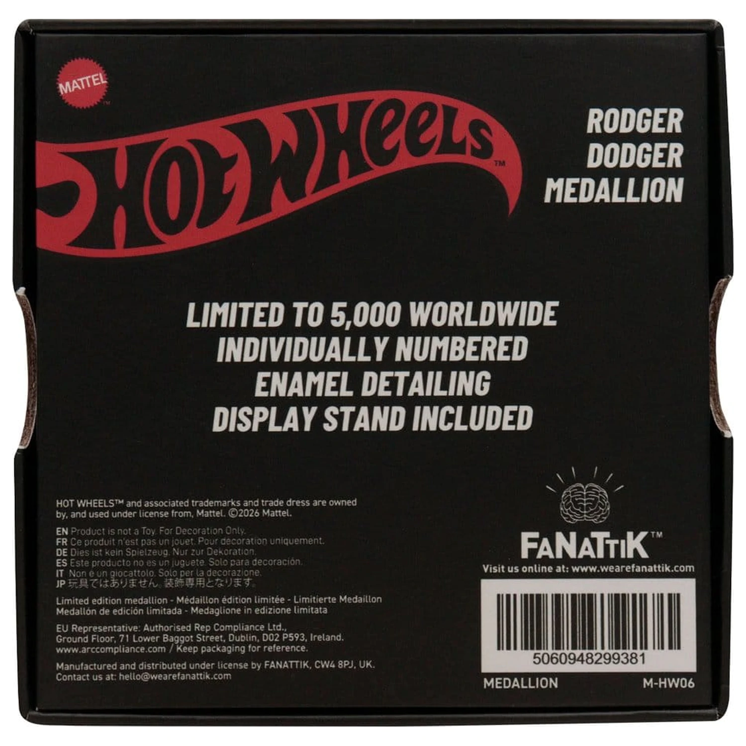 Hot Wheels Medallion Rodger Dodger Limited Edition product photo