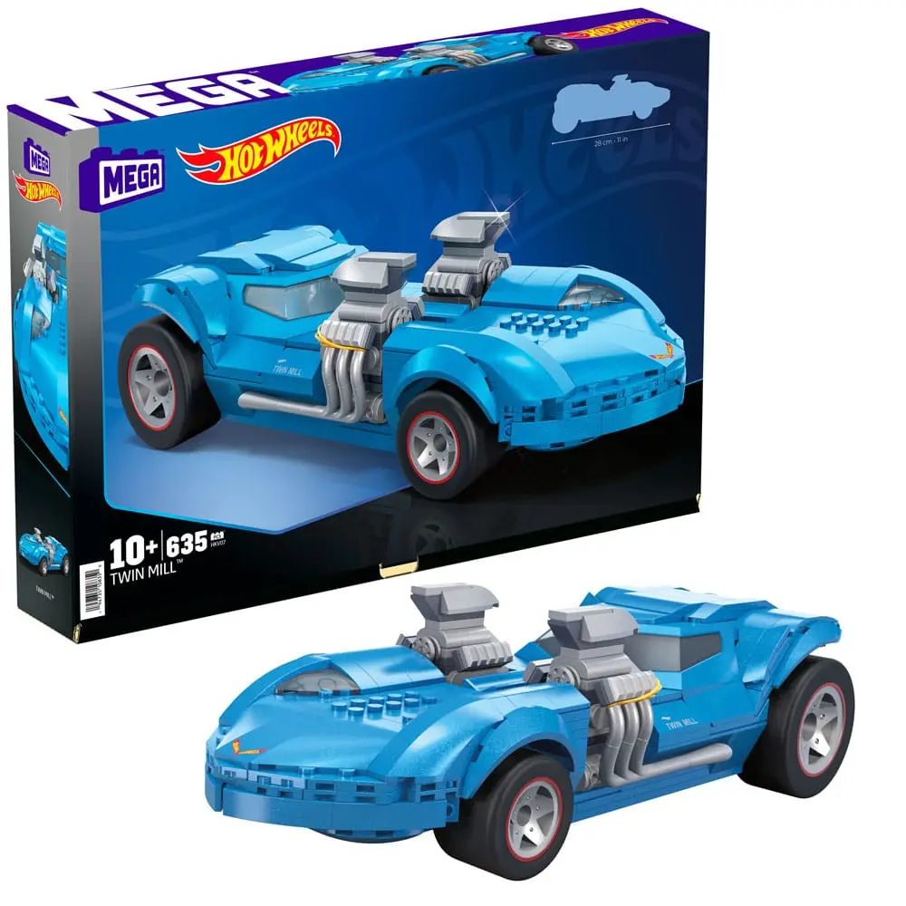 Hot Wheels Mega Construx Construction Set Twin Mill 28 cm product photo
