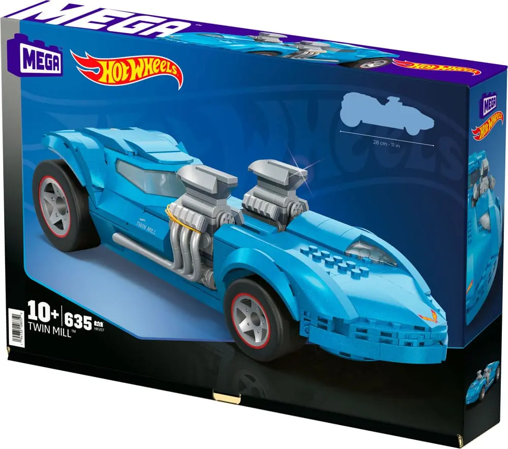 Hot Wheels Mega Construx Construction Set Twin Mill 28 cm product photo