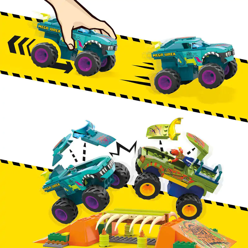 Hot Wheels Mega-Wrex Monster Trucks MEGA Construx product photo